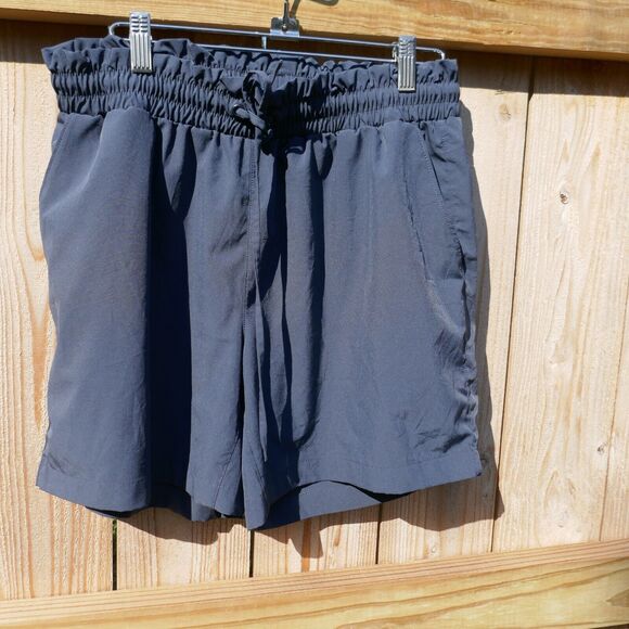 MONDETTA Pants - Mondetta Performance Luxury Shorts Womens M Blue Drawstring Stretch Lightweight